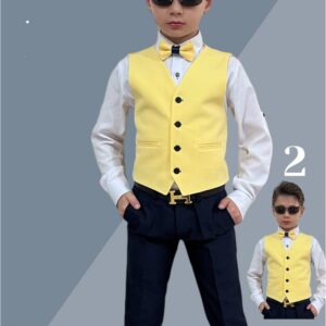 BLB037  3 -pcs boys vest suits