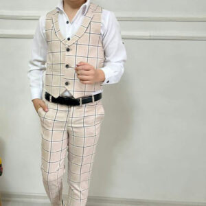 BLB031  4-pcs boys  vest suits