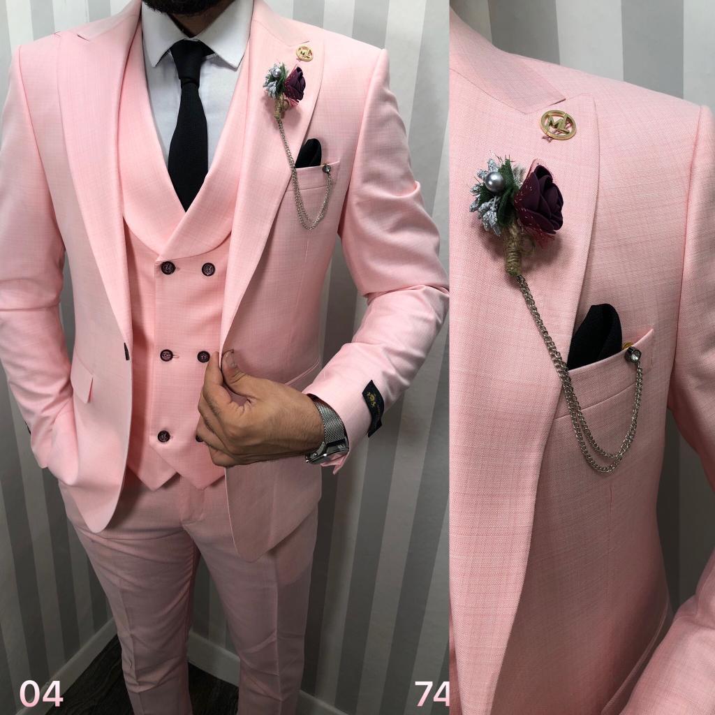 CH1button vest- suit