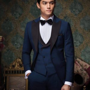 CA503 Wedding suit (3pcs) navy