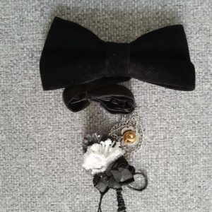 V3 Velvet bowtie