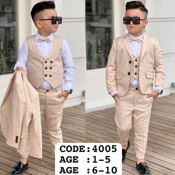 Boys Ceremonial 5pcs suits set - Image 4