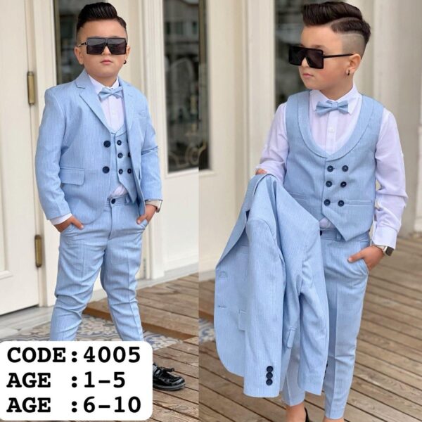 Boys Ceremonial 5pcs suits set - Image 5