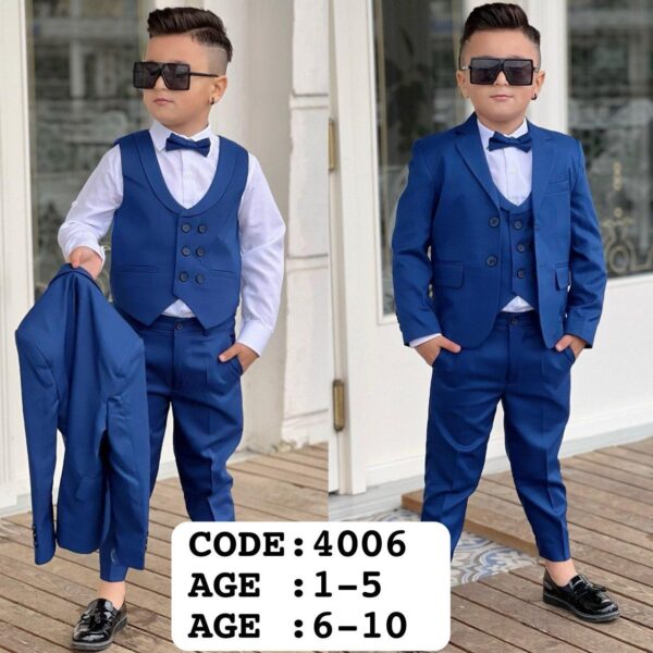 Boys Ceremonial 5pcs suits set - Image 4