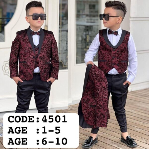 Boys Ceremonial 5pcs suits set - Image 2