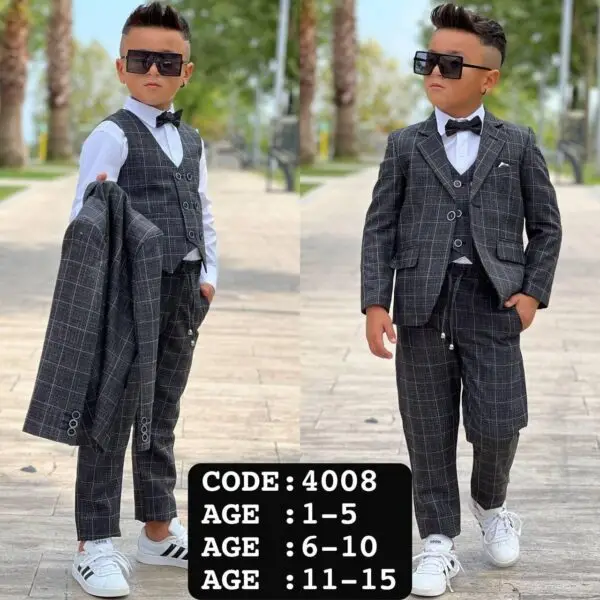 Boys Ceremonial 5pcs Suit Set
