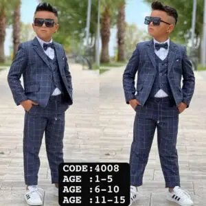 Boys Ceremonial 5pcs Suit Set