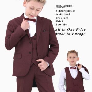 Boys 5pcs Waistcoat Set