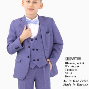 Boys 5pcs Waistcoat Set