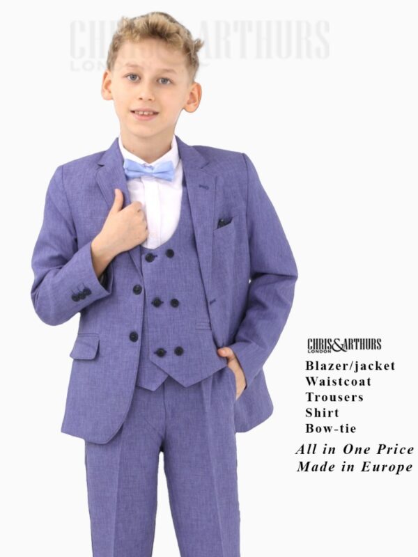 Boys 5pcs Waistcoat Set