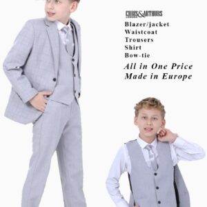 Boys 5pcs Waistcoat Set