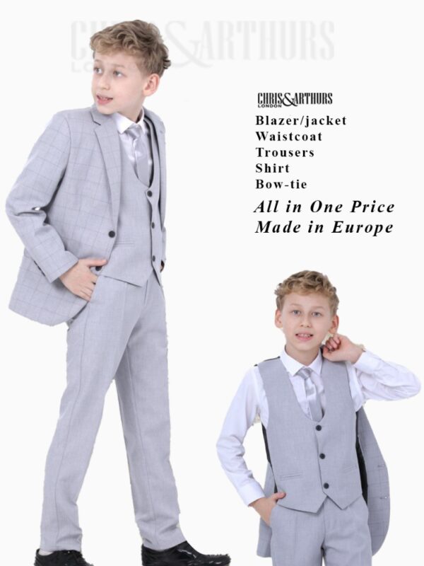 Boys 5pcs Waistcoat Set