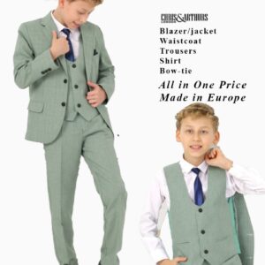 Boys 5pcs Waistcoat Set