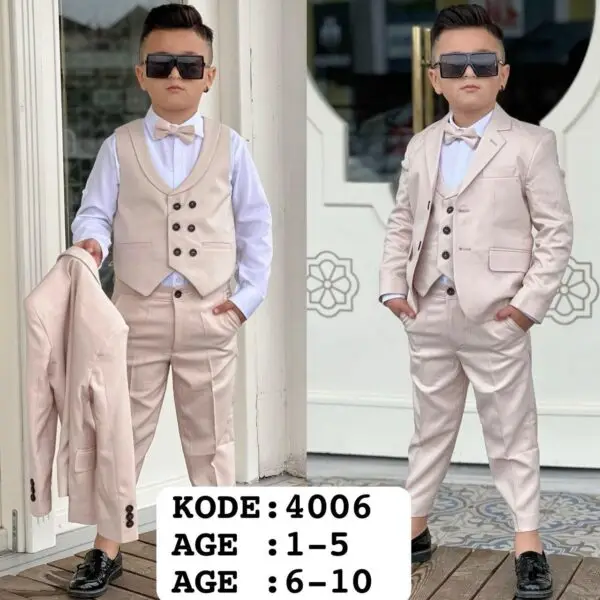 Boys Ceremonial 5pcs Suit Set